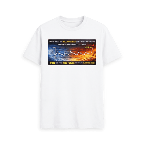 White Printed T-shirt Front