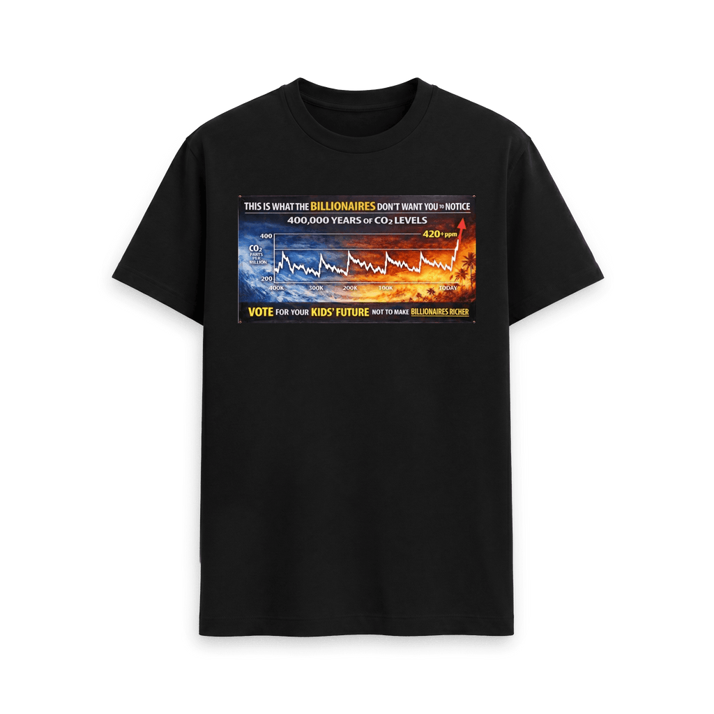 Black Printed T-shirt Front