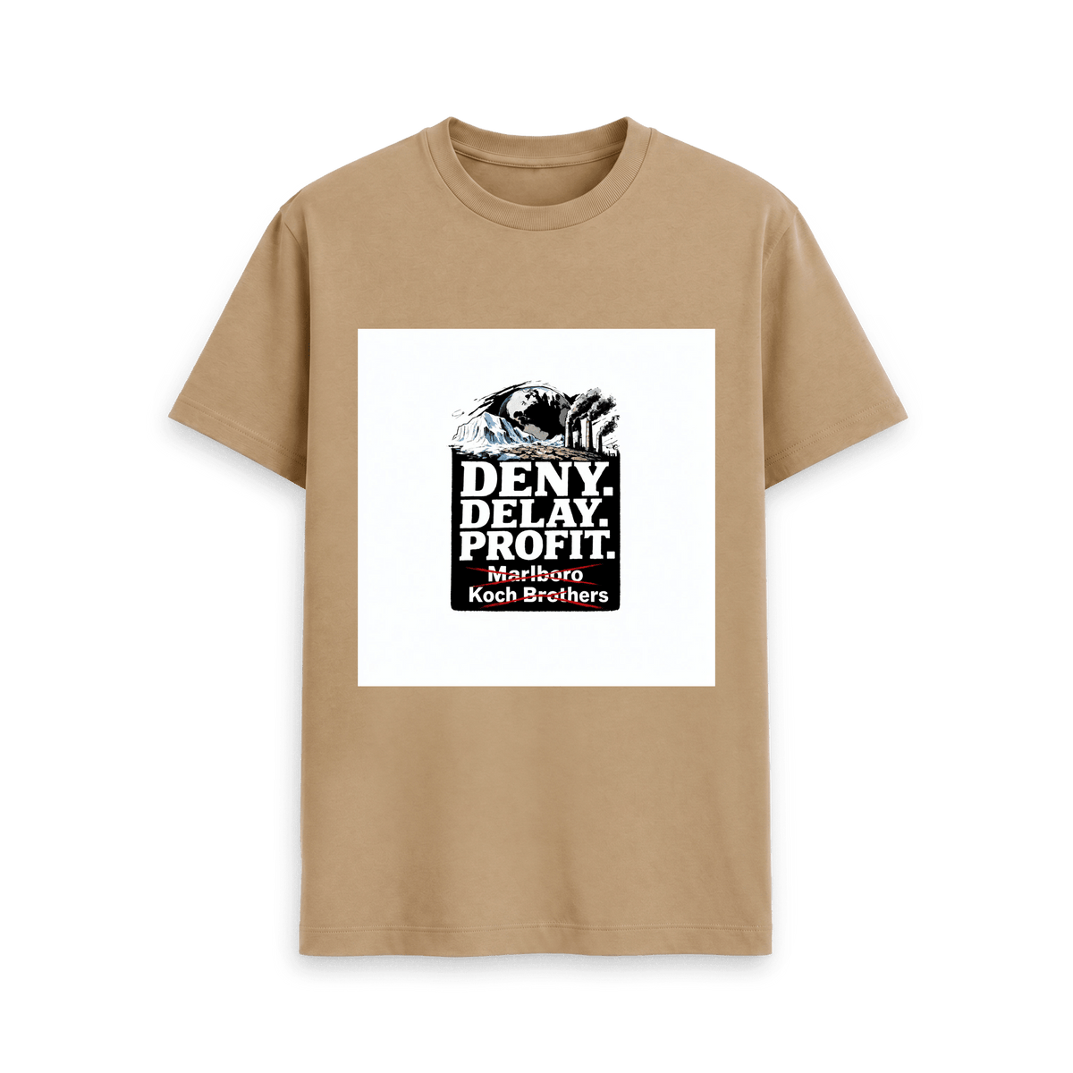Sand Printed T-shirt Front