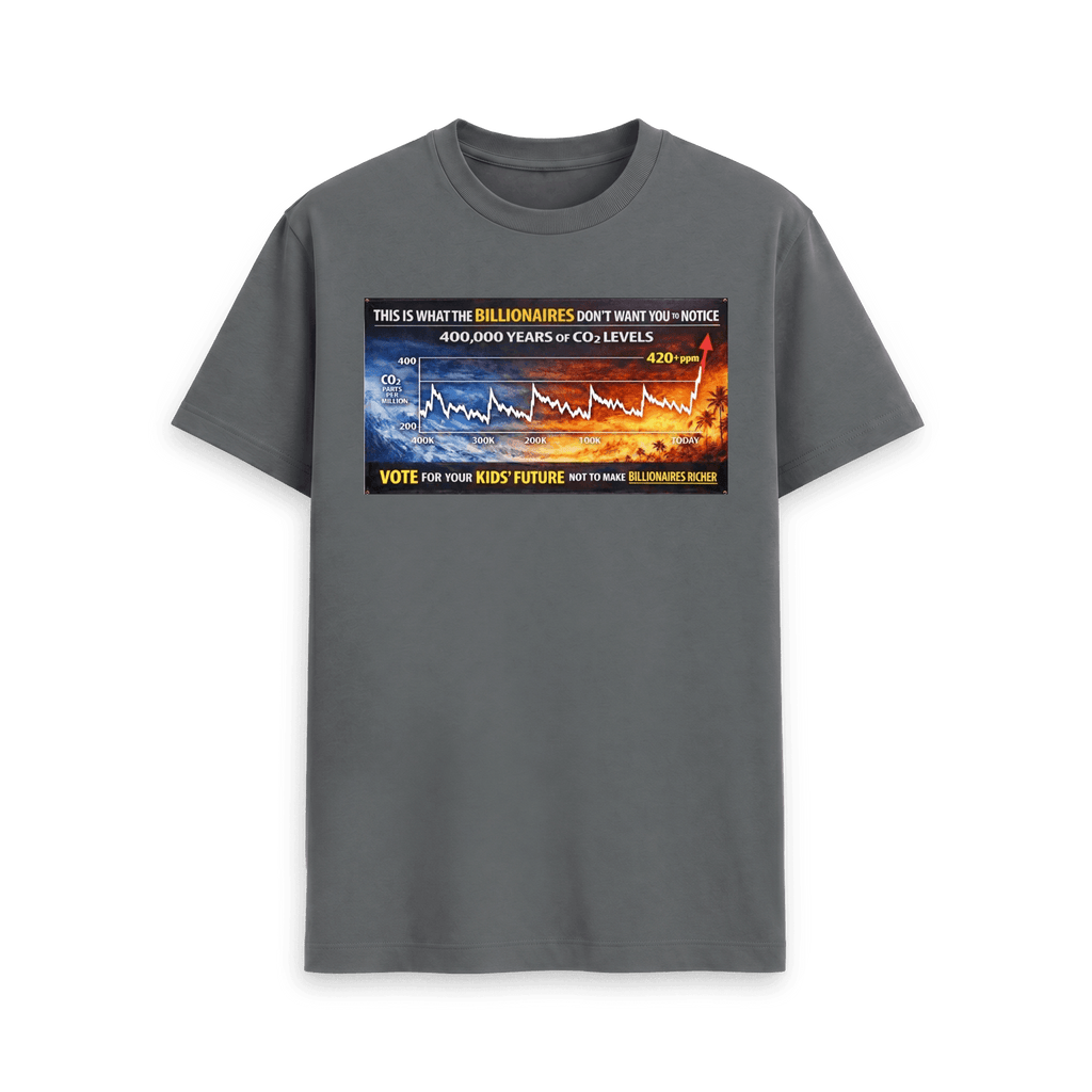 Slate Grey Printed T-shirt Front