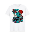 White Printed T-shirt Front