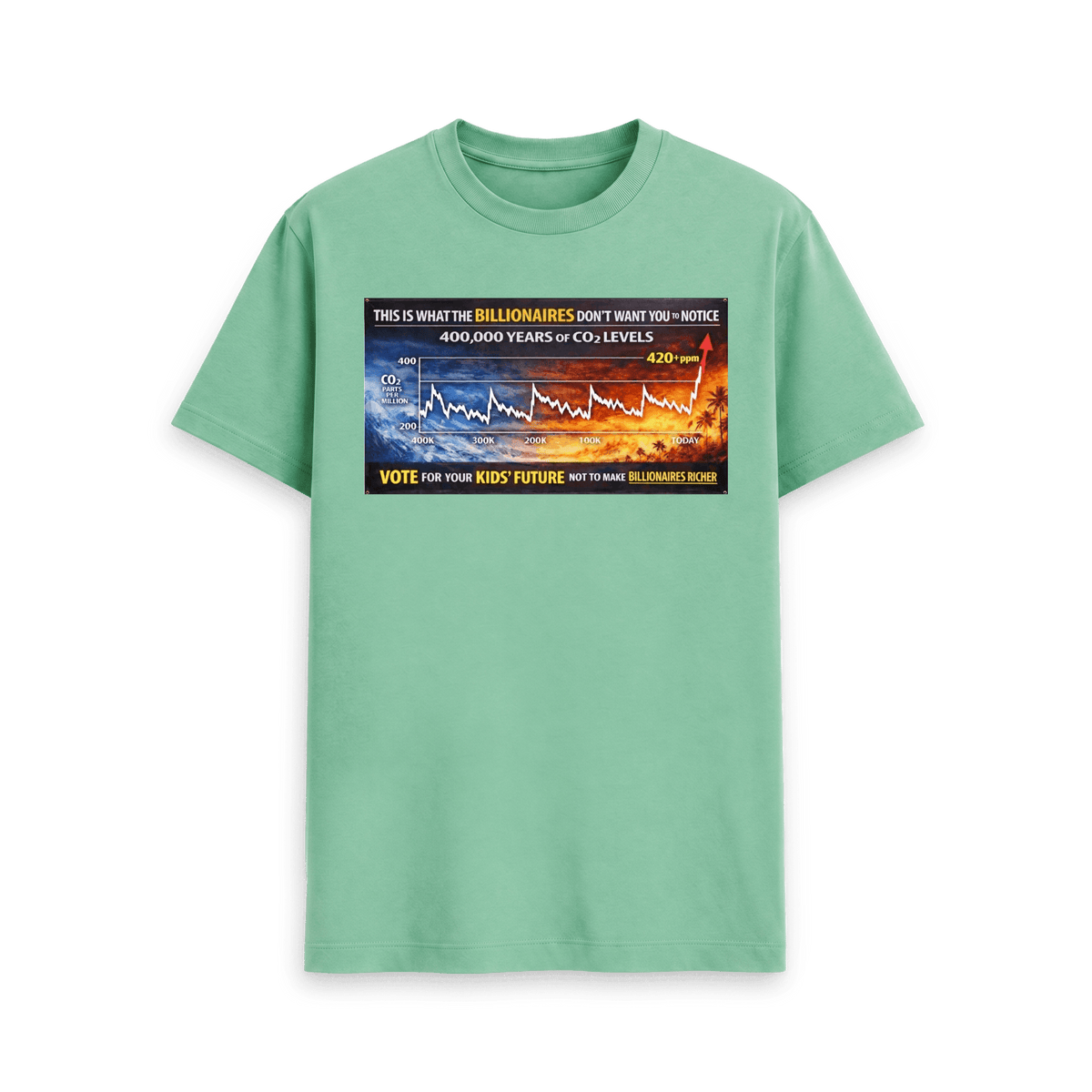 Peppermint Printed T-shirt Front