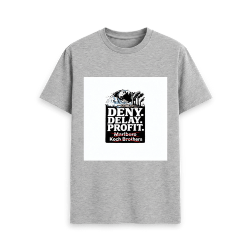 Athletic Grey Printed T-shirt Front
