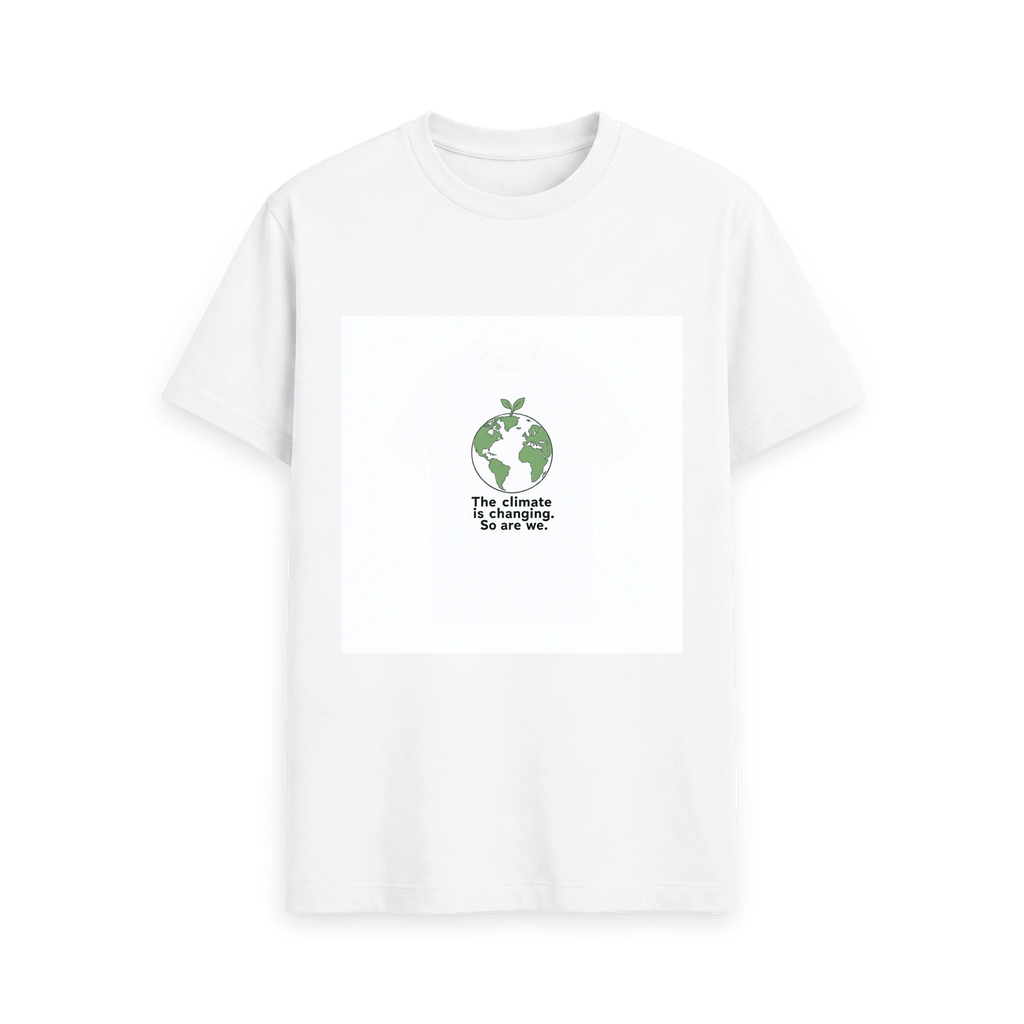 White Printed T-shirt Front