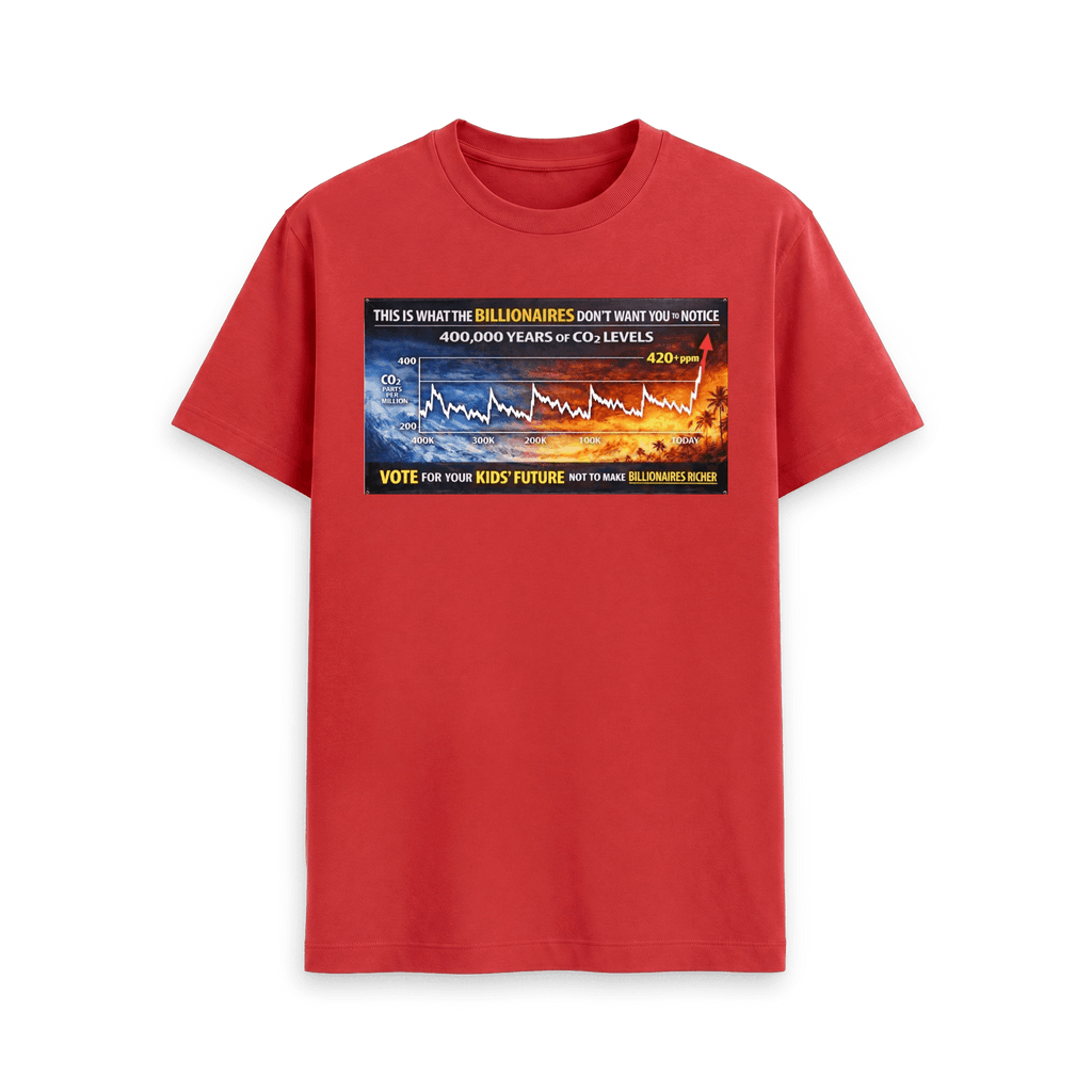 Red Printed T-shirt Front