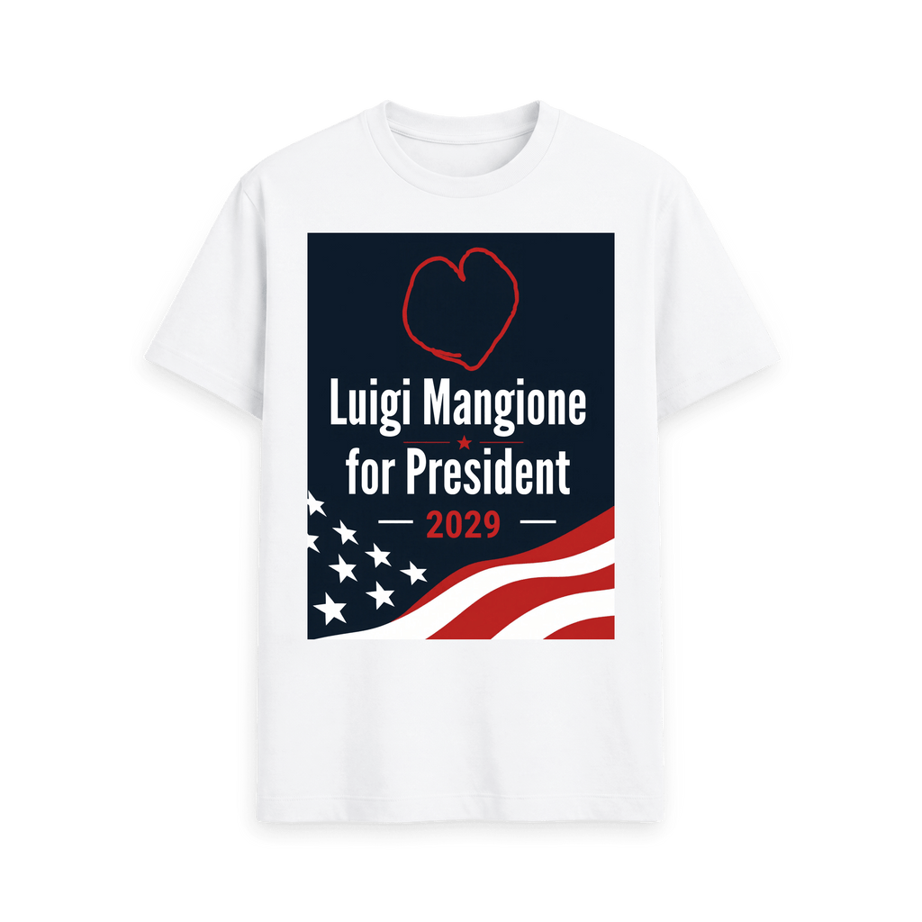 White Printed T-shirt Front