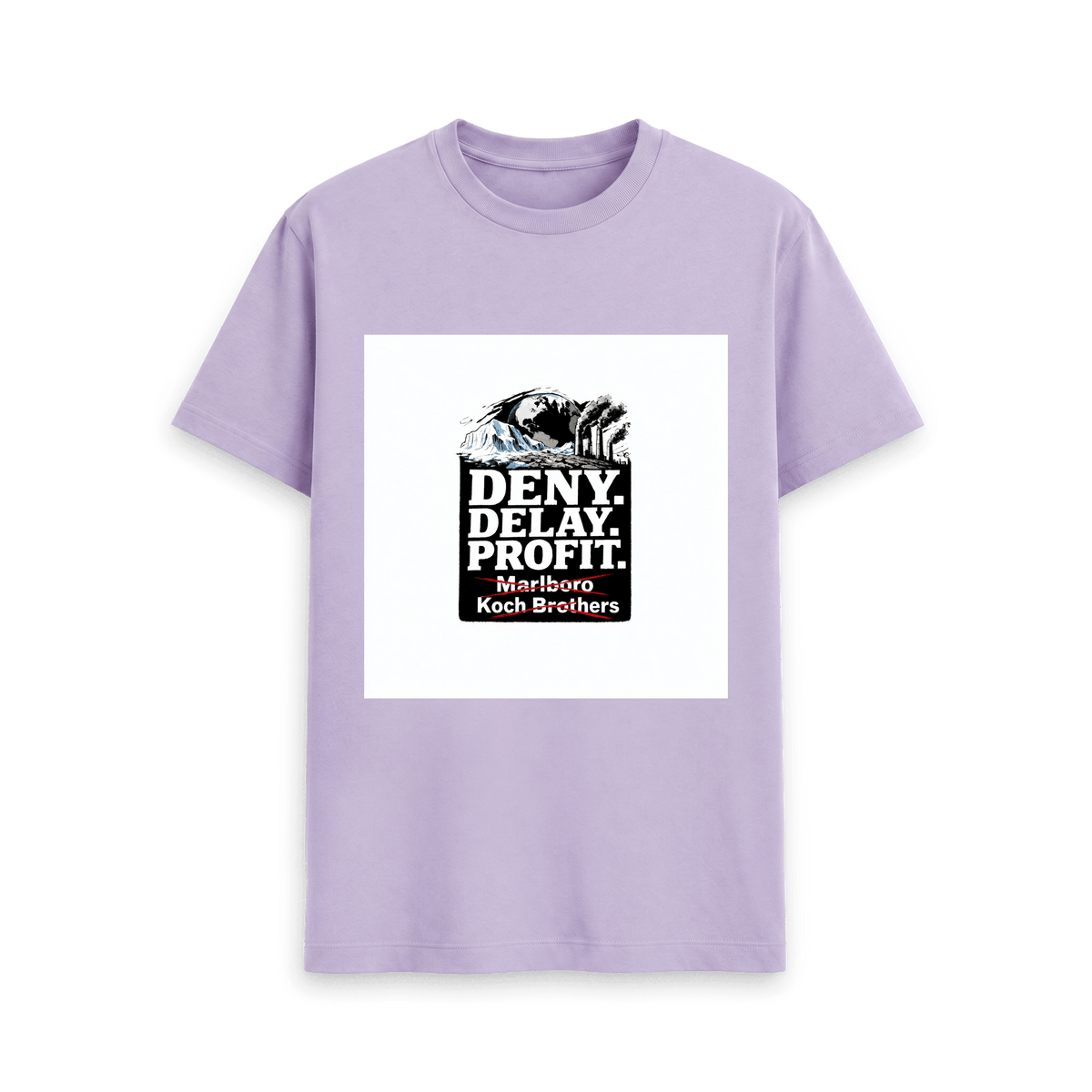 Lilac Printed T-shirt Front