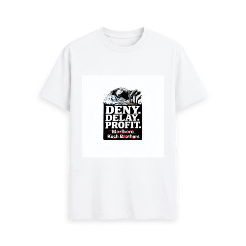 White Printed T-shirt Front