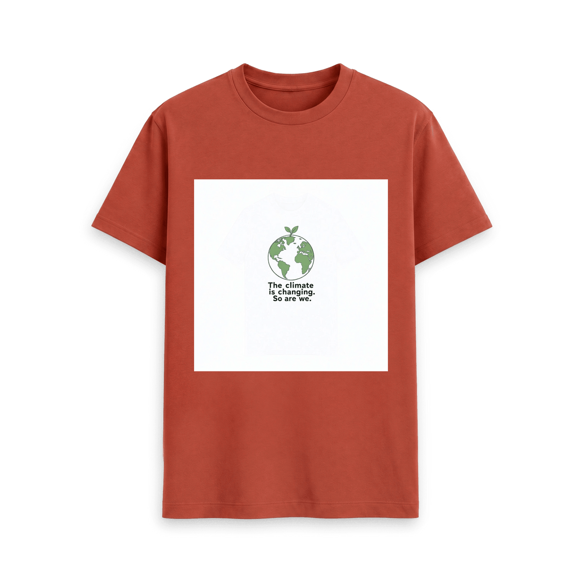 Rust Printed T-shirt Front