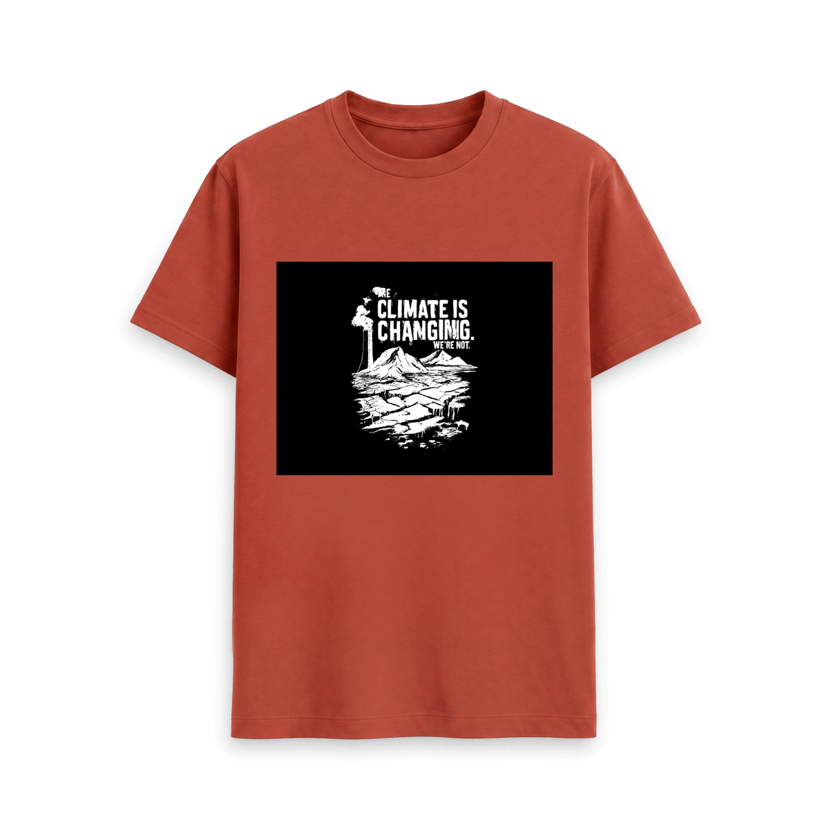 Rust Printed T-shirt Front