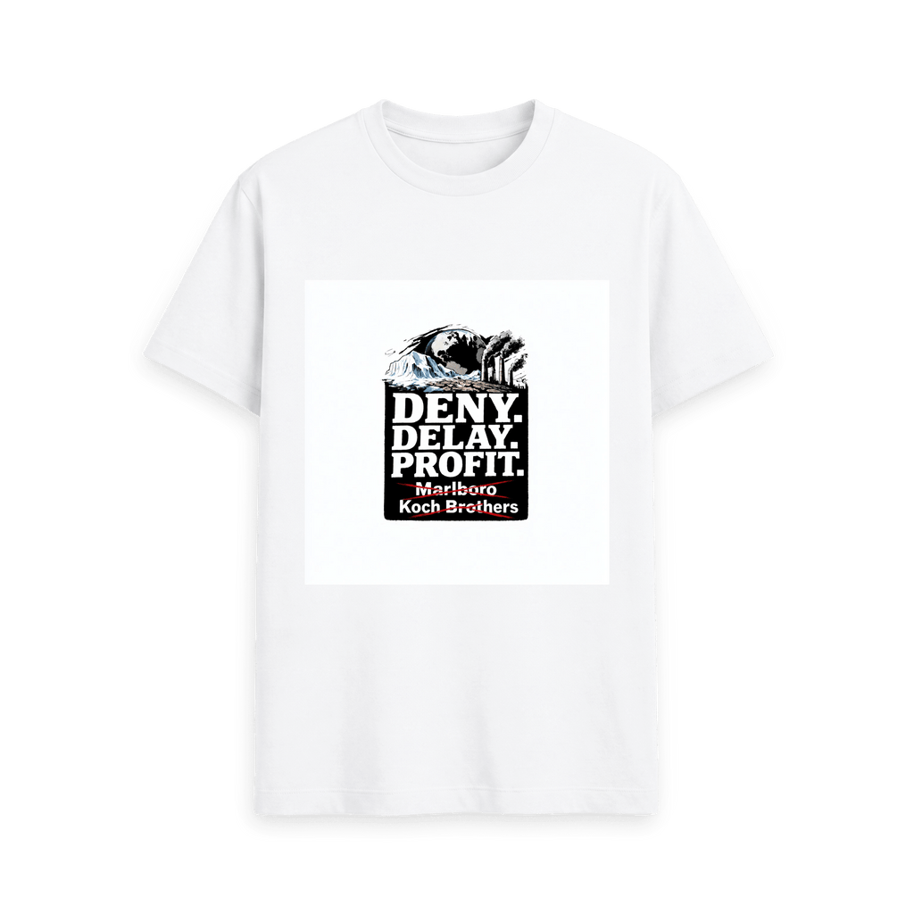 White Printed T-shirt Front